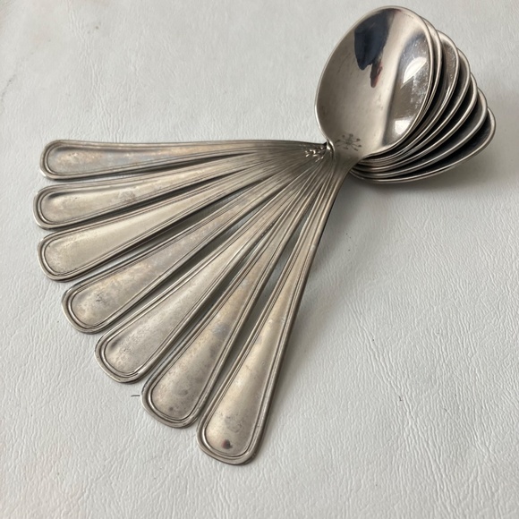 Abert INOX 18/10 Demitasse spoons Set of 7 Vintage - Picture 4 of 10